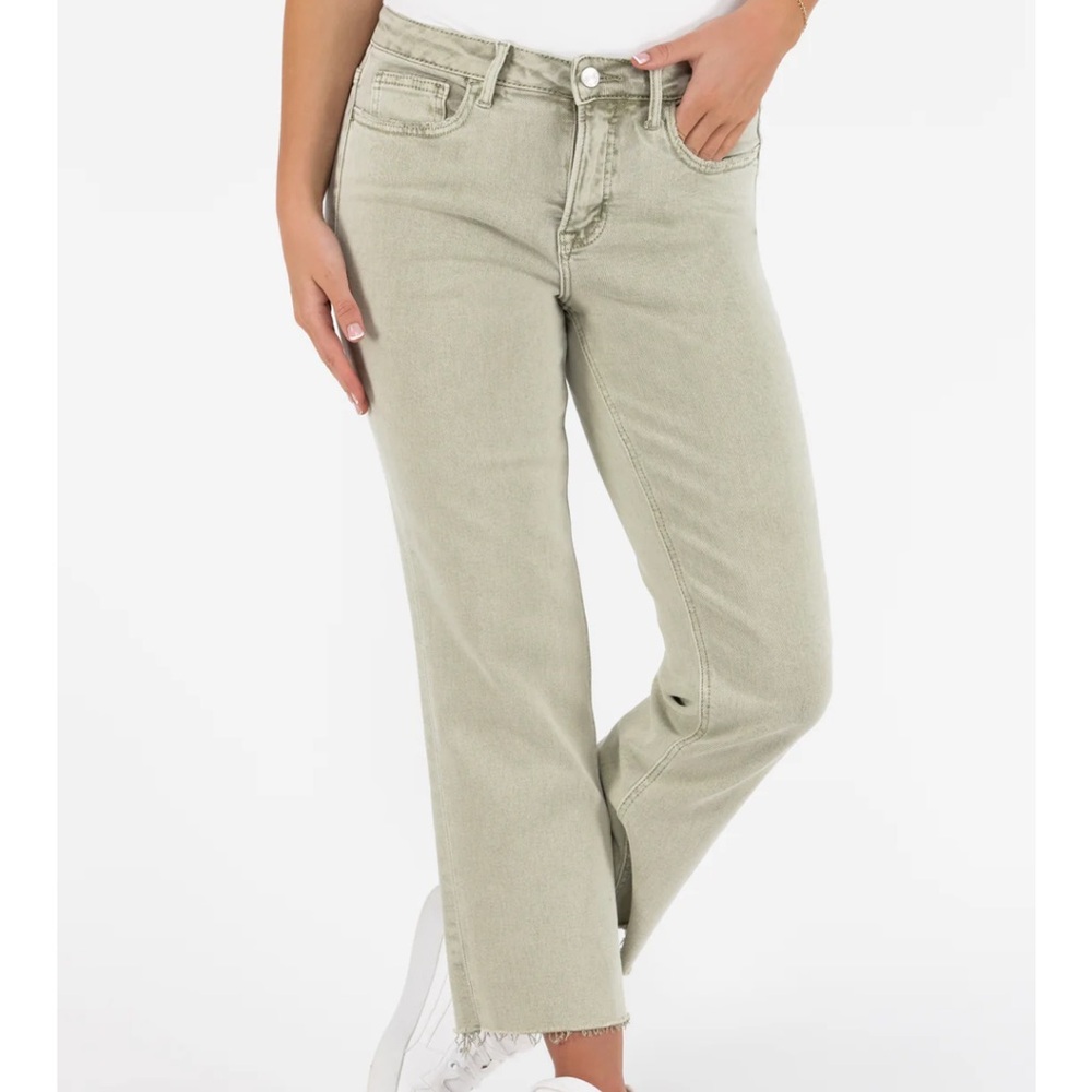 Brand new NO tags High Rise Tummy Control Crop Straight Leg